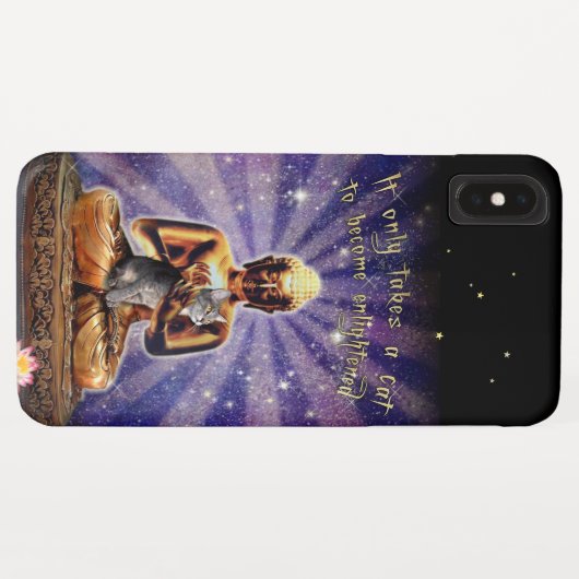 猫啓発iPhoneケース Case-Mate iPhoneケース (裏面(横))