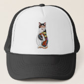 猫喫煙 キャップ (正面)