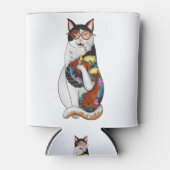 猫喫煙 缶クーラー (正面)