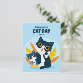 猫国際的の日 ポストカード (スタンド正面)