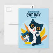 猫国際的の日 ポストカード (正面/裏面)