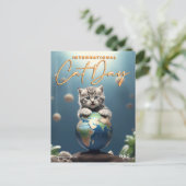 猫国際的の日 ポストカード (スタンド正面)