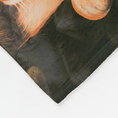 猫国際的の日 – Cats Texture Pattern フリースブランケット (角)