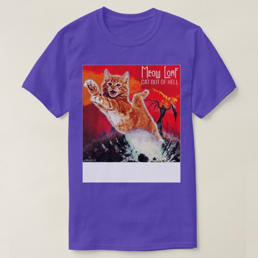猫地獄 Tシャツ (デザイン正面)