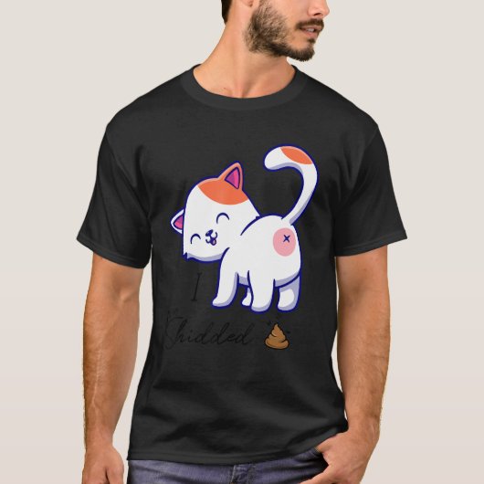猫垂れ子猫猫 Tシャツ (正面)