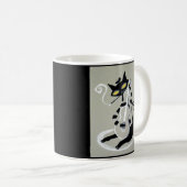 猫型の猫 コーヒーマグカップ (正面右)