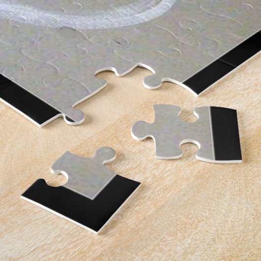 猫型の猫 ジグソーパズル (側面)