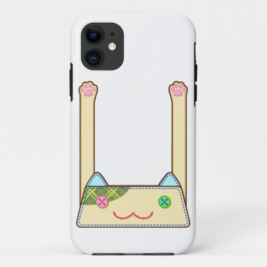 【猫型ポケット(ロング)】 Cat-shaped pocket (long) Case-Mate iPhoneケース (裏面)