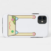 【猫型ポケット(ロング)】 Cat-shaped pocket (long) Case-Mate iPhoneケース (裏面(横))