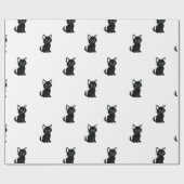 猫型包装紙 ラッピングペーパー (フラット)