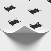 猫型包装紙 ラッピングペーパー (角)