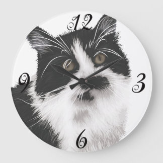 猫壁時計 ラージ壁時計