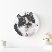 猫壁時計 ラージ壁時計 (ホーム)