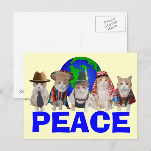 猫外交団 ポストカード (正面/裏面)