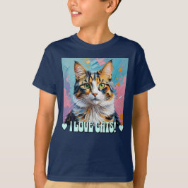 猫大好き! Tシャツ