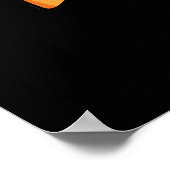 猫太っおもしろいた猫プリン ポスター (角)