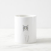 猫好おもしろいき コーヒーマグカップ (中央)