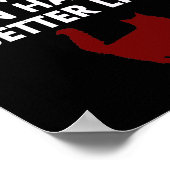 猫好きおもしろいの懸命引用文で働く ポスター (角)