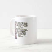 猫好きおもしろいや飼い主の不機嫌な猫ミーム コーヒーマグカップ (正面左)