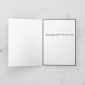 猫好きおもしろいキャットパパの父のデイカード カード (内部)