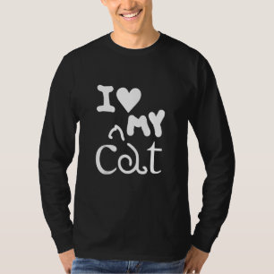 猫好きおもしろいギフト – I Love My Cat Tank Top Tシャツ