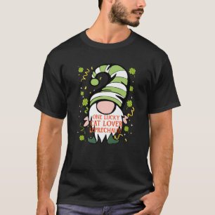 猫好きおもしろいセントパトリックの日ラッキー格言ファミル Tシャツ
