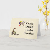 猫好きおもしろいバレンタインデー カード (黄色い花)