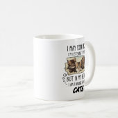 猫好きおもしろいマグ コーヒーマグカップ (正面右)