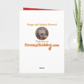 猫好きおよびカウボーイのためのバレンタインデーカード! シーズンカード (裏面)