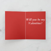 猫好きおよびカウボーイのためのバレンタインデーカード! シーズンカード (内部)