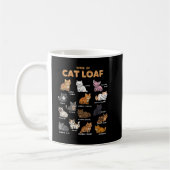 猫好きかわいい子猫かわいい コーヒーマグカップ (左)