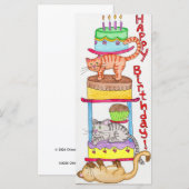 猫好きさんへの誕生日お祝いに (正面/裏面)