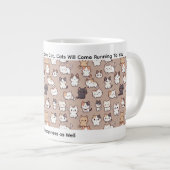 猫好きさん専用 ジャンボコーヒーマグカップ (正面右)