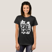 猫好きすぎ女子 Tシャツ (正面フル)