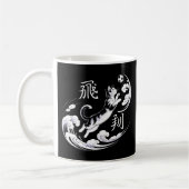 猫好きとサッカー ファンのための完璧なギフト コーヒーマグカップ (左)