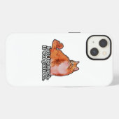 猫好きと子猫愛好家のためのうんざり猫ミーム iPhoneケース (裏面横)