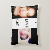 猫好きとURの画像と書THAT IS LOV CAT アクセントクッション (正面(垂直))