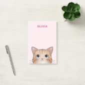 猫好きなあなたへ かわいい子猫が見つめている ポストイット (オフィス)