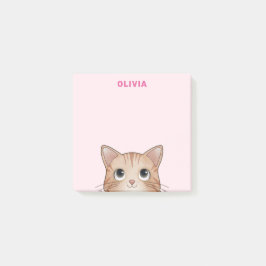 猫好きなあなたへ　かわいい子猫が見つめている ポストイット