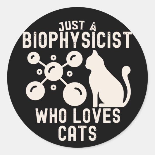 猫好きなだけの生物物理学者 ラウンドシール (正面)
