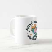 猫好きなプログラマー コーヒーマグカップ (正面左)