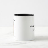 猫好きなママの卒業記念マグカップ - 名入れコーヒーギフト マグカップ (中央)
