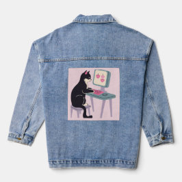 猫好きな人のためのテックスドキャット デニムジャケット