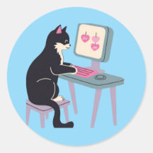 猫好きな人 黒猫の図