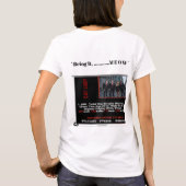 猫好きな女性 Tシャツ (裏面)