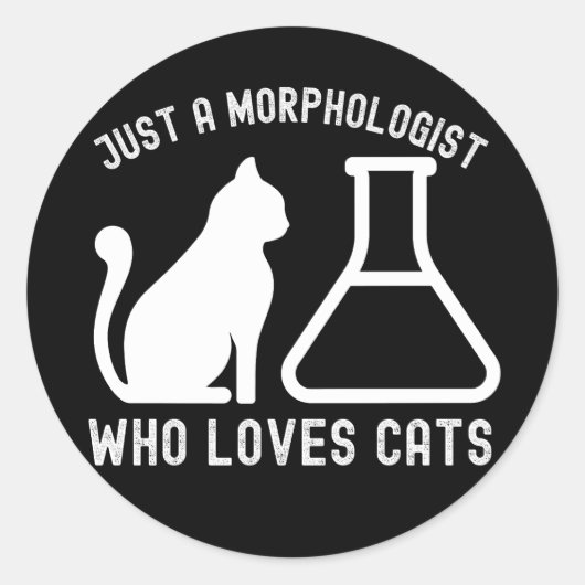 猫好きな形態学者です ラウンドシール (正面)