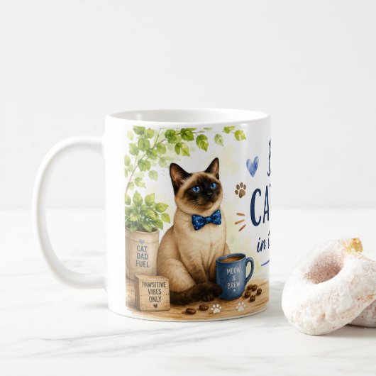 猫好きな父の日 コーヒーマグカップ (ドーナツ)