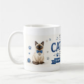 猫好きな父の日 コーヒーマグカップ (左)