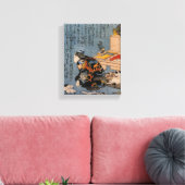 猫好きな絵師の自画像、国芳猫好き画家・国芳 キャンバスプリント (インサイチュ (リビング))