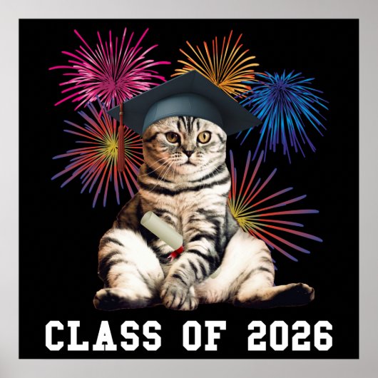猫好きな2026年卒業生 ポスター (正面)